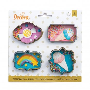 Mini Frames Cookie Cutters Set Of 4