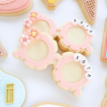 Mini Letter Beads Paddle Set Debosser & Mini Cutter