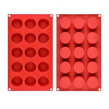 Mini Oreo Cookie Silicone Mould - 15 Cavity