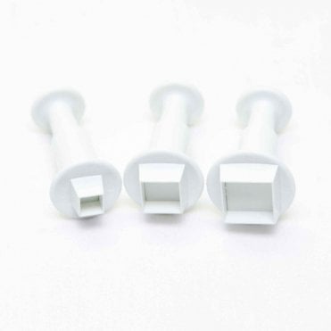 Mini Square Plunger -Set of 3