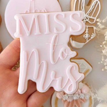 Miss to Mrs Cookie Debosser & Cutter