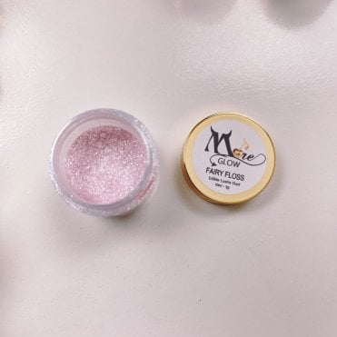 More Glow Fairy Floss Pink Edible Lustre Sparkle Dust