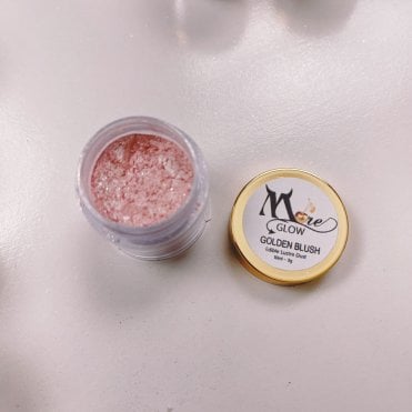 More Glow Golden Blush Edible Lustre Sparkle Dust