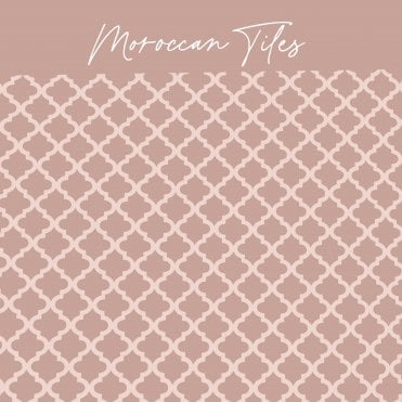 Moroccan Tiles Embossing Parchment Sheets - Pack of 6