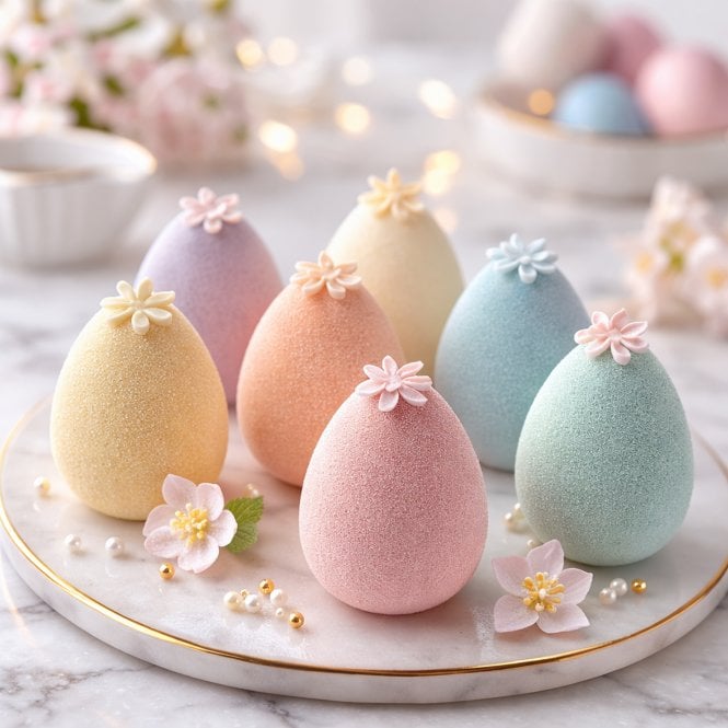 Mould Factory 3D Egg Silicone Dessert & Truffle Mould - 8 Cavity 