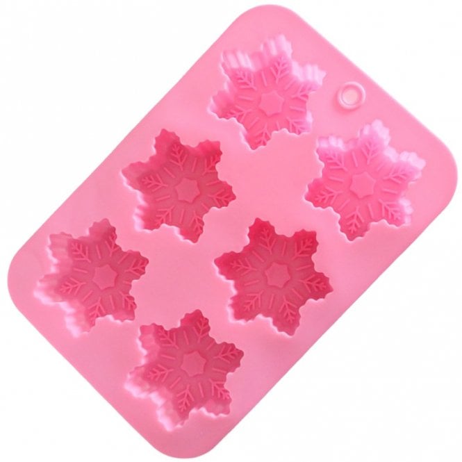 Mould Factory Christmas Snowflakes Silicone Mould - 6 Cavity