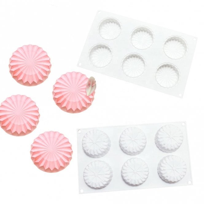 Mould Factory Elegant Hemisphere Baking Silicone Mould - 6 Cavity