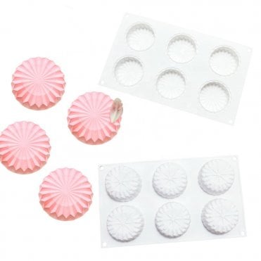 Elegant Hemisphere Baking Silicone Mould - 6 Cavity