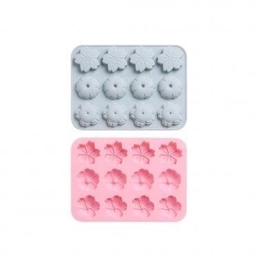 Flower Chocolate / Jelly Silicone Mould - 12 Cavity