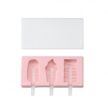 Funky Rectangle, Cupcake & Classic - Cakesicle Ice Cream Mould - 3 Cavity