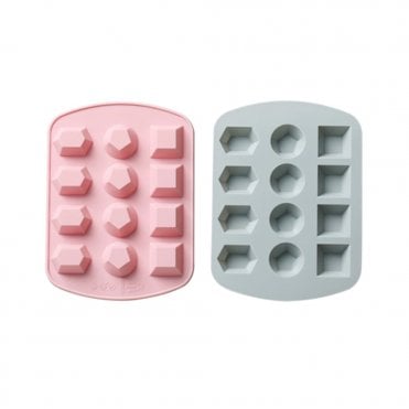 Gem Stone Crystal Chocolate Silicone Mould - 12 Cavity