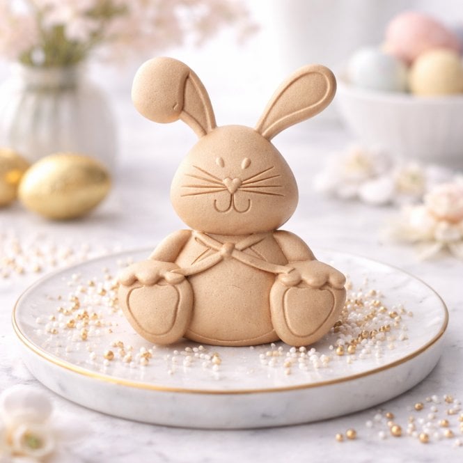 Mould Factory Happy Sitting Bunny Silicone Craft Mould
