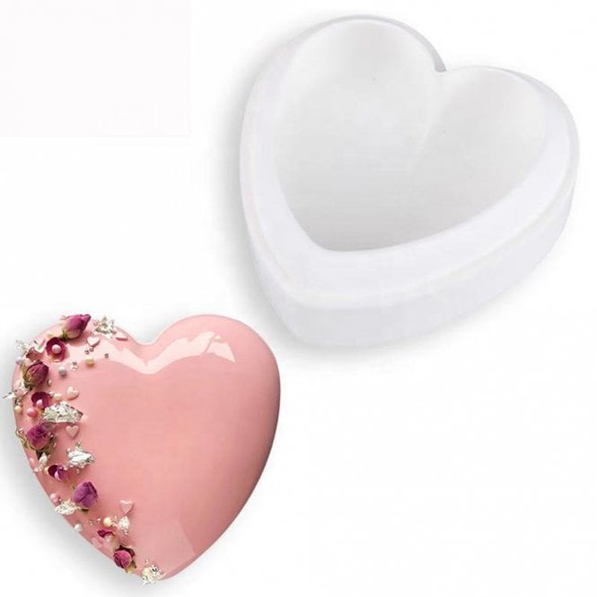 Mould Factory Large French Heart Mousse Cake Silcone Mould