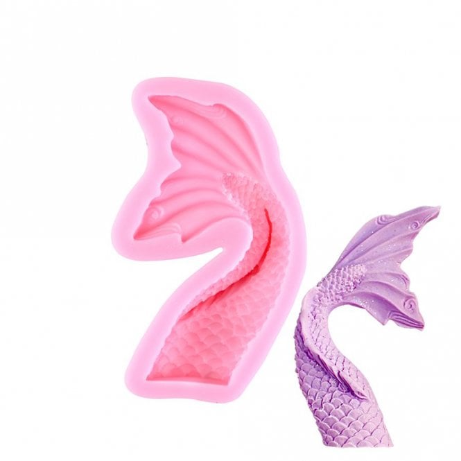 Mould Factory Large Wavy Mermaid Tail Silicone Mold