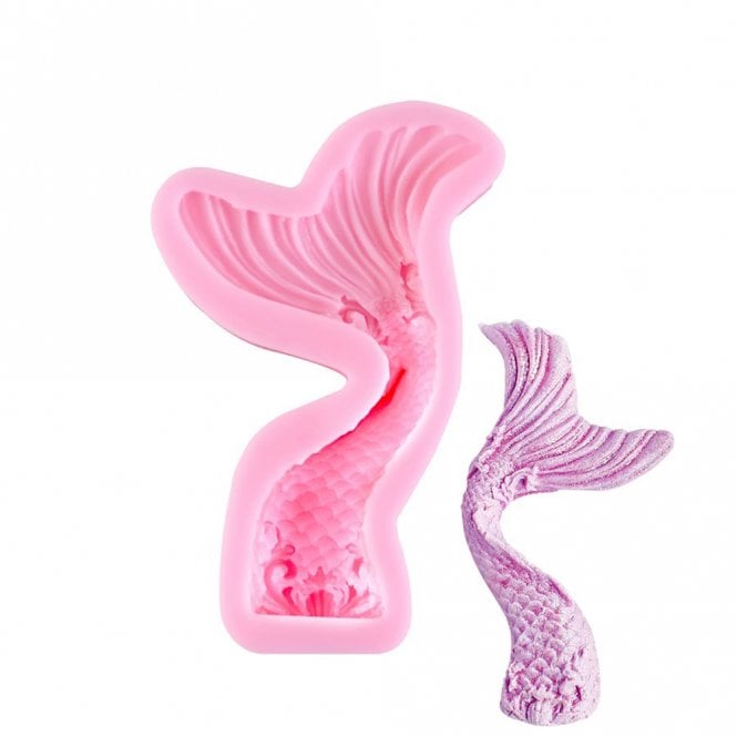 Mould Factory Long Wavy Mermaid Tail Silicone Mold