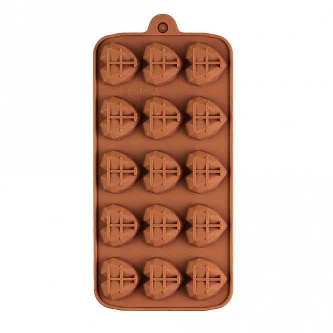 Mould Factory Mini Geometric Heart Chocolate / Candy Silicone Mould - 15 Cavity