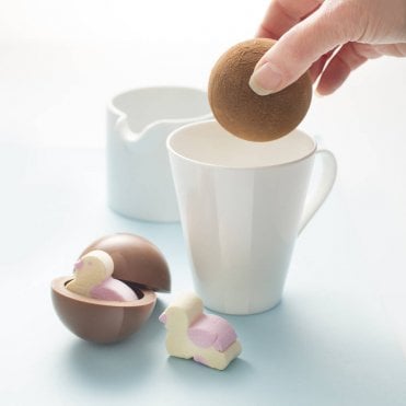 Original HOT CHOCOLATE BOMBS Balls/Sphere Silicone Mould - 6 Cavity