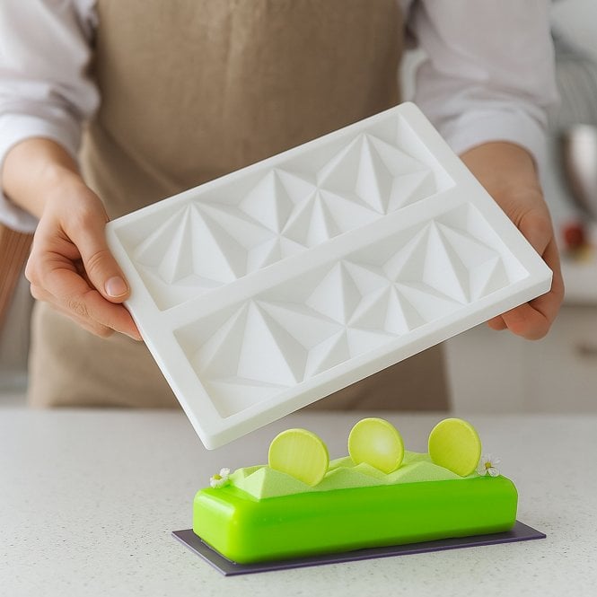 Mould Factory Prism Bar Silicone Mould - 2 Cavity