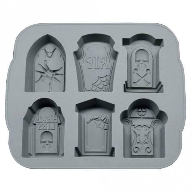 Mould Factory RIP Gravestone Silicone Mould - 6 Cavity
