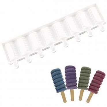 Tango TWIST Cakesicle Ice Cream Silicone Mould - 8 Cavity
