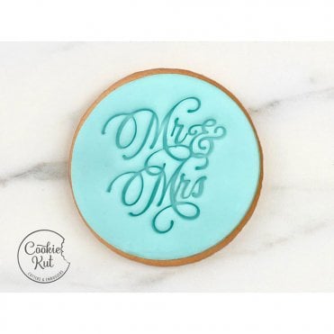 Mr & Mrs - Engagement/Hen Party Embosser Stamp