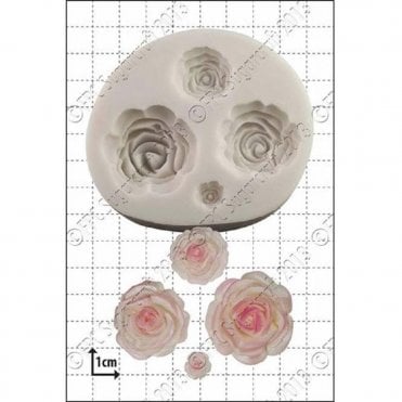 Multi Roses Silicone Mould