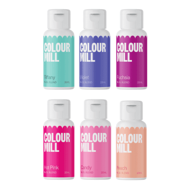 Next Generation Oil Based Food Colouring 20ml - Fairy Tale Pack of 6