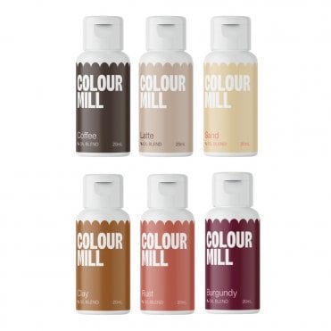 Next Generation Oil Based Food Colouring 20ml - Outback Pack of 6