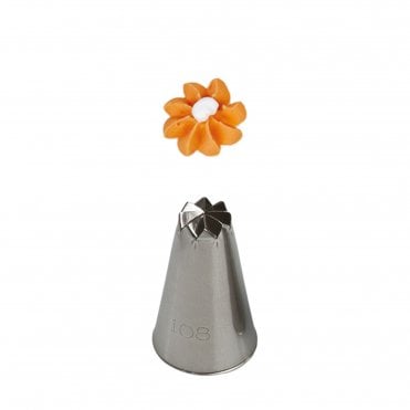 No. 108 Medium Drop Flower Piping Nozzle