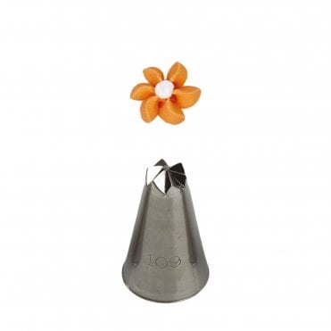 No. 109 Medium Drop Flower Piping Nozzle