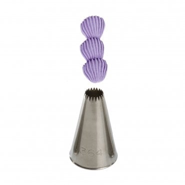 No. 364 Small Open Star Piping Nozzle