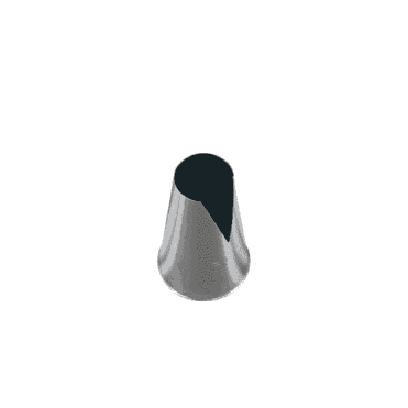 No. 580 Medium "V" Cut/Saint Honore Piping Nozzle