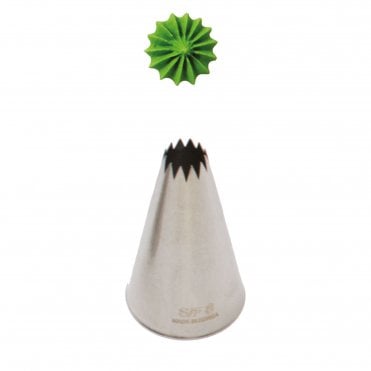 No. S/F8 Medium French Star Piping Nozzle