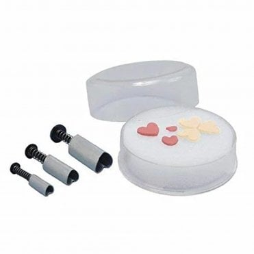 Novelty Plunger Cutter - S/M/L Heart Shape Set of 3