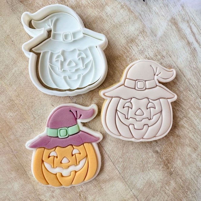 Oh My Cookie Enchanted Pumpkin Witch Hat + Cookie Cutter