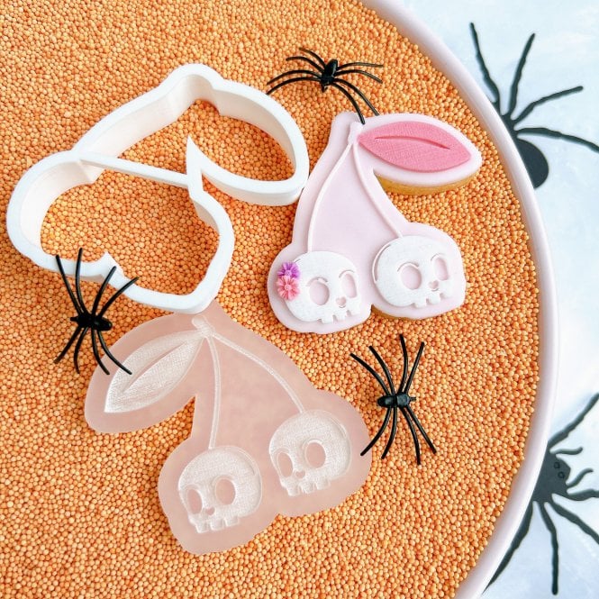 Oh My Cookie Skull-Chilling Cherries + Cookie Cutter