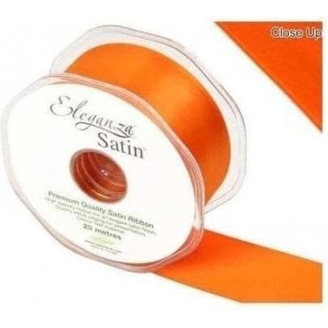 Orange - Double Faced Satin Ribbon