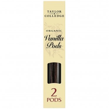 Organic Vanilla Pods - Pack of 2