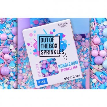 Out of the Box Sprinkle Mix - Bubble Gum Mix 60g