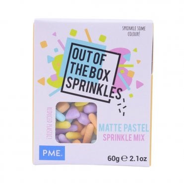 Out of the Box Sprinkle Mix – Matte Pastel Mix 60g