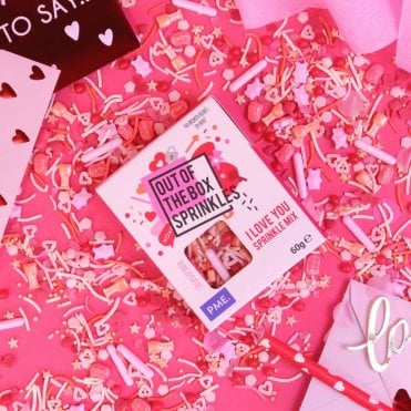 Out of the box sprinkles - I love you mix sprinkle mix 60g