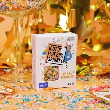 Out of the box sprinkles - pop & fizz mix sprinkle mix 60g Best Before 01.20.2023