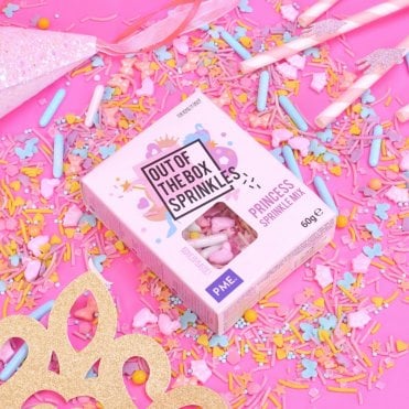 Out of the box sprinkles - Princess mix sprinkle mix 60g Best Before 20/1/23