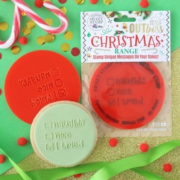Outboss Christmas - Naughty, Nice And I Tired  - Outboss Expressions For Cupcakes & Cookies