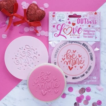 OUTboss Love - Be Mine Hearts - Cookie Embosser
