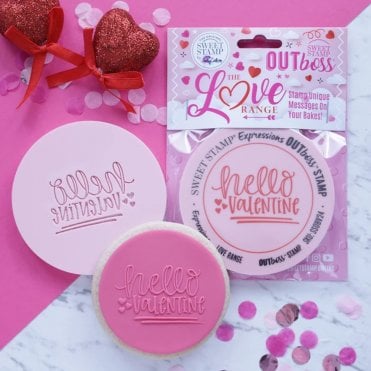OUTboss Love - Hello Valentine - Cookie Embosser