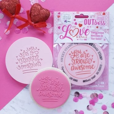 OUTboss Love - You Are Seriously Awesome - Cookie Embosser