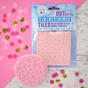OUTboss Texture Tiles - Dollhouse Flower Print