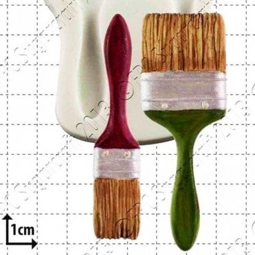 Paint Brushes - Cake Decorating Silicone Mould