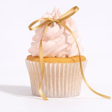 Pale Gold 3mm Satin Ribbon Bows - Pack of 10
